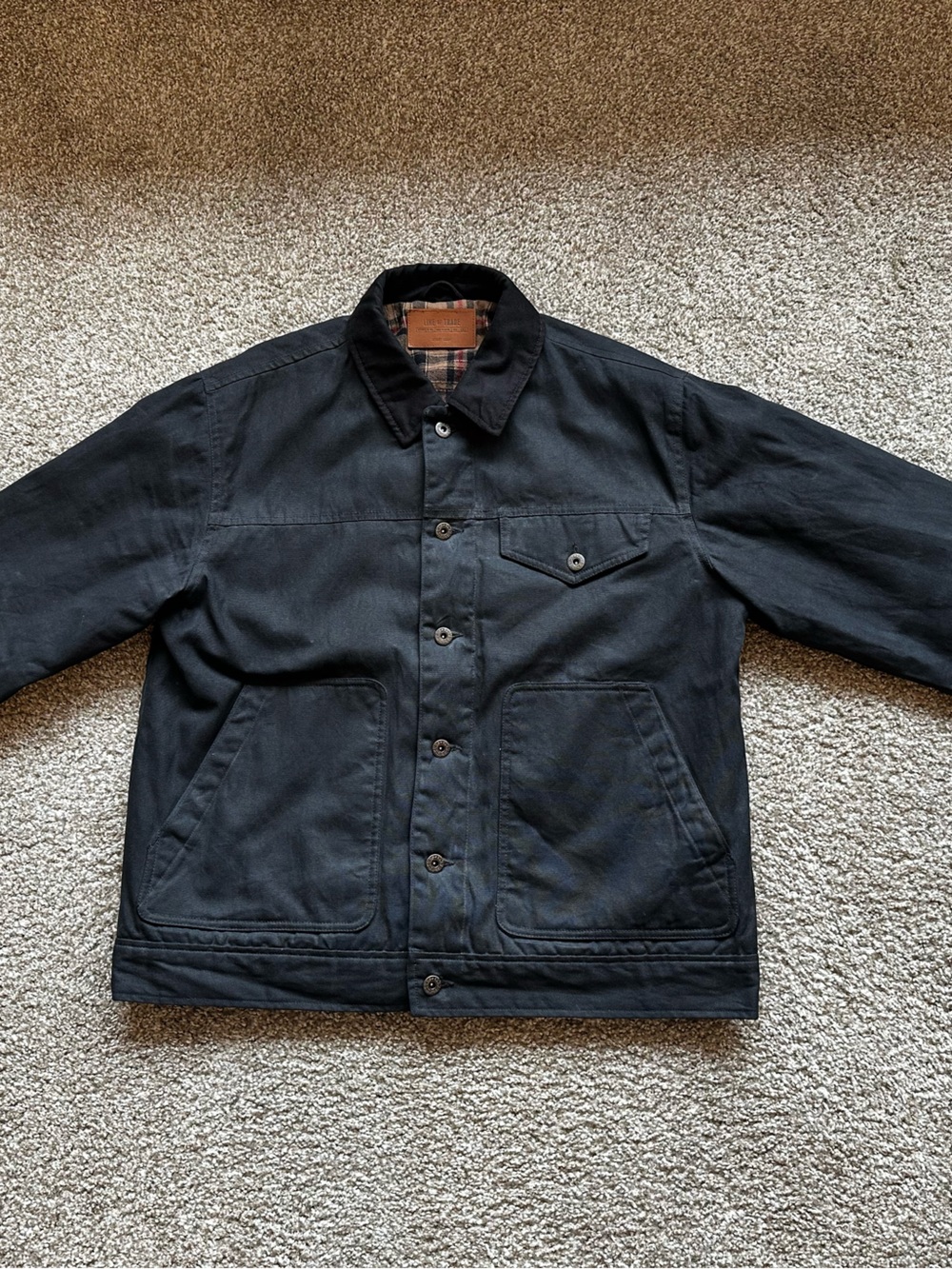Line of Trade Waxed Ranch Jacket Large